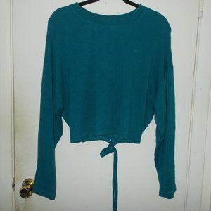 Fabletics Sweatshirt Dark Teal Green Size Large
